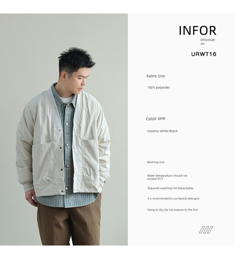 Trendy Axin V Neck Loose Outwear
