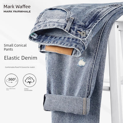Youth Embroidered Denim Trousers