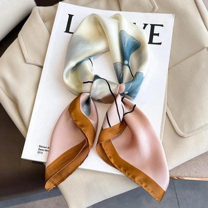 Luxury Silk Print Scarf