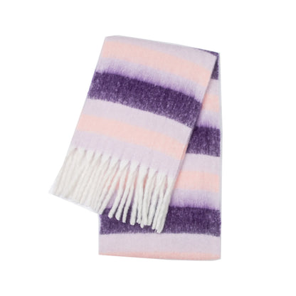 Warm Cashmere Rainbow Scarf