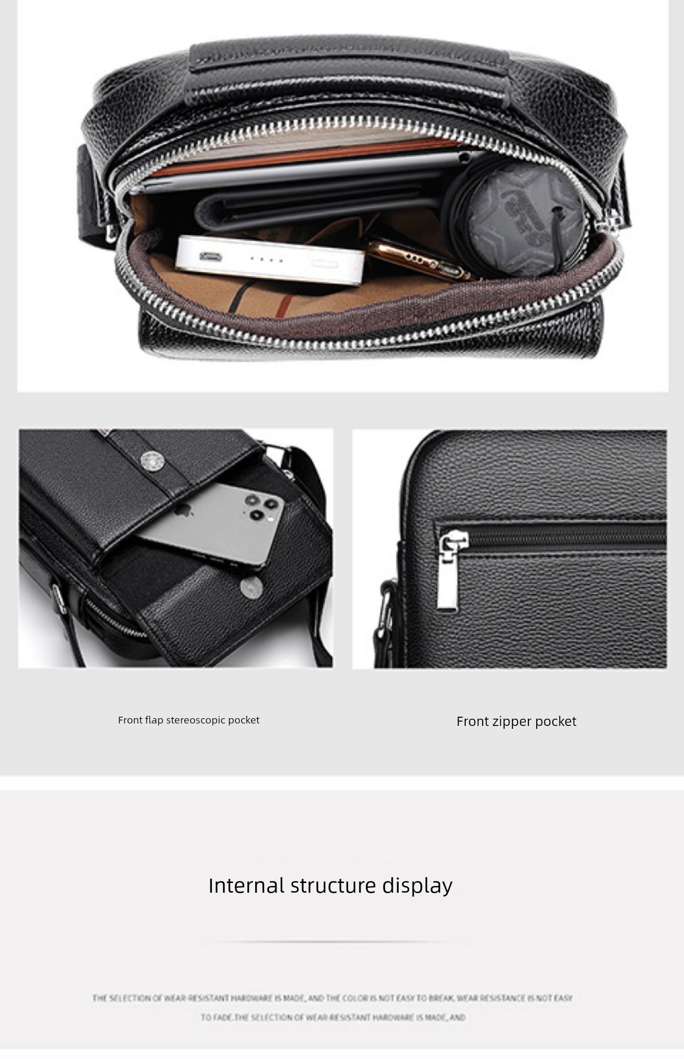 Legacy Leather Crossbody Briefcase