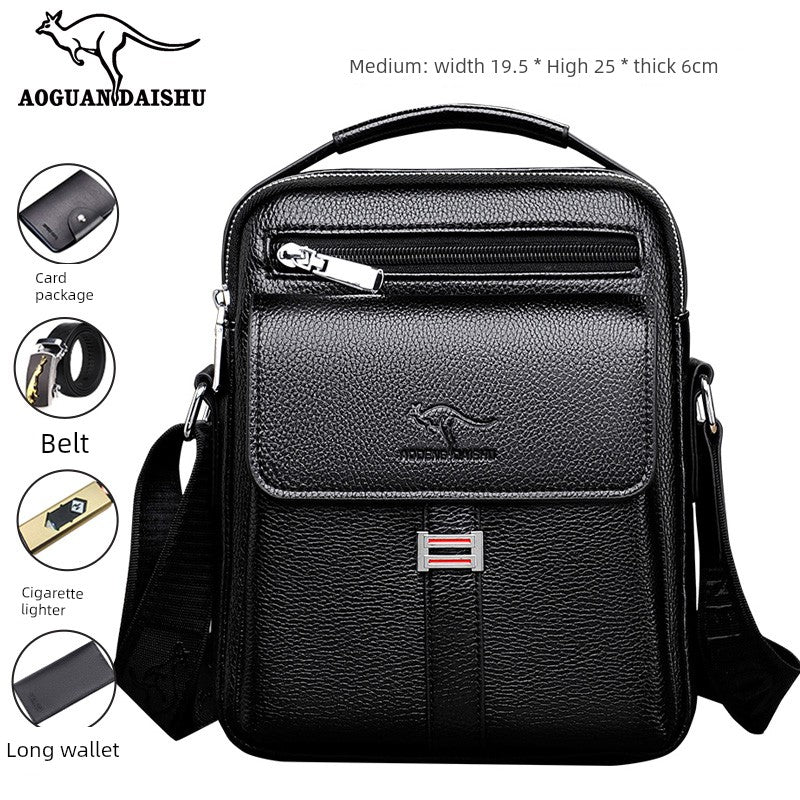 Legacy Leather Crossbody Briefcase