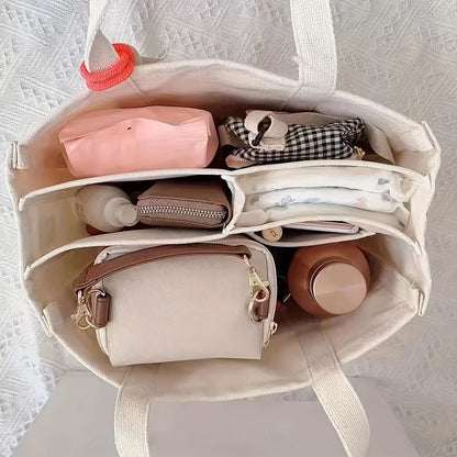 Women's Canvas Multi Tote Handbag