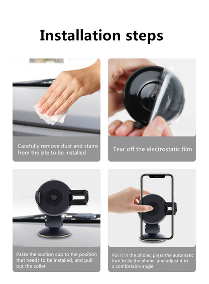 Gravity Grip Suction Car Mount