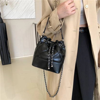Car Sewing Bucket Shoulder Bag