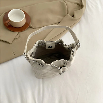 Car Sewing Bucket Shoulder Bag