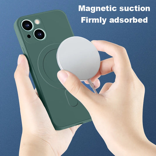 LuxeSilk MagSafe Silicone Case (iPhone Series)