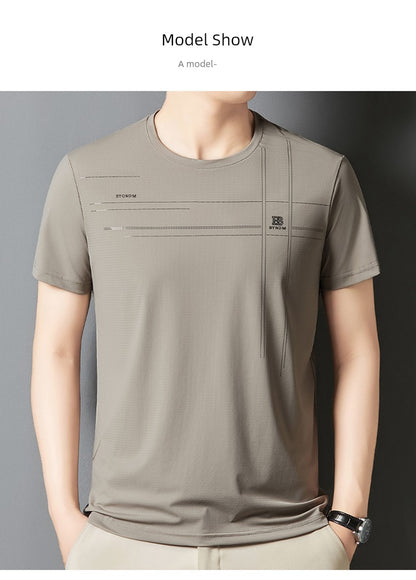 Mulberry Silk Crew Neck Tee