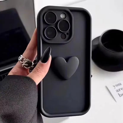 3D Love Heart iPhone Case