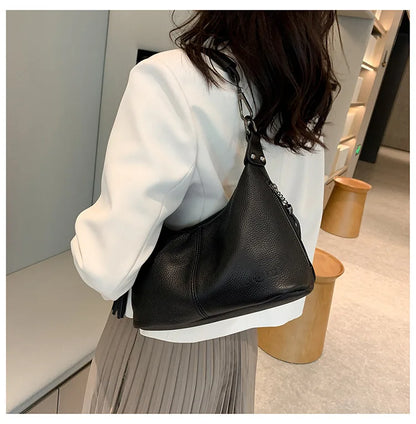 Tassel Luxe Leather Satchel