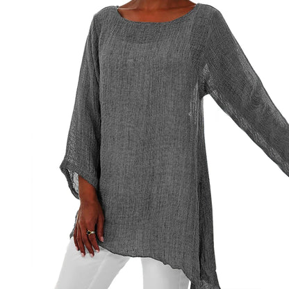 Women’s Oversized Linen Tunic Top