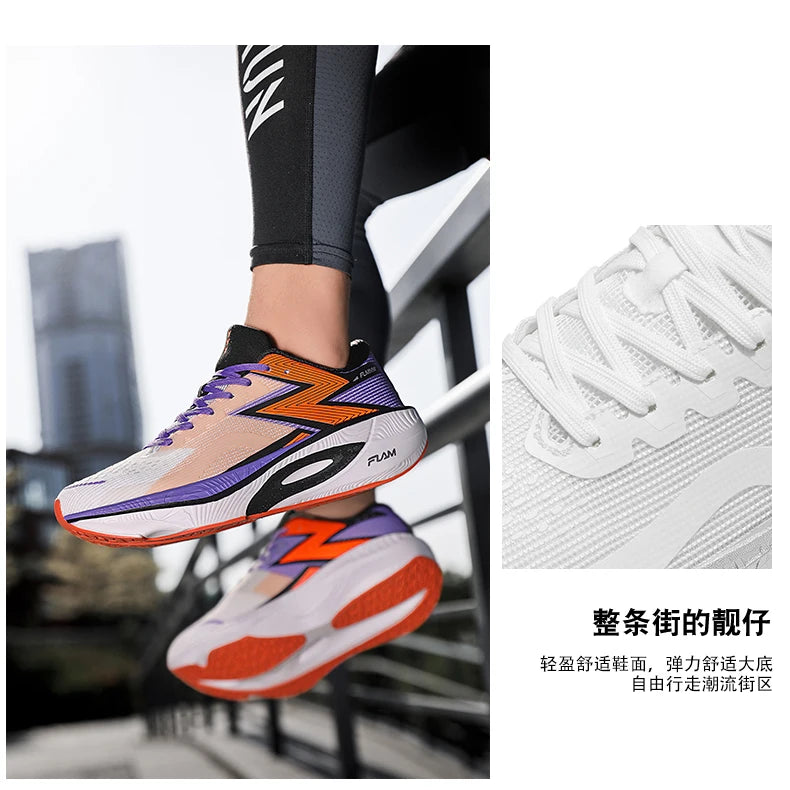 Rozoball Carbon Plate Marathon Running Shoes – Lightweight Air Cushion Sneakers