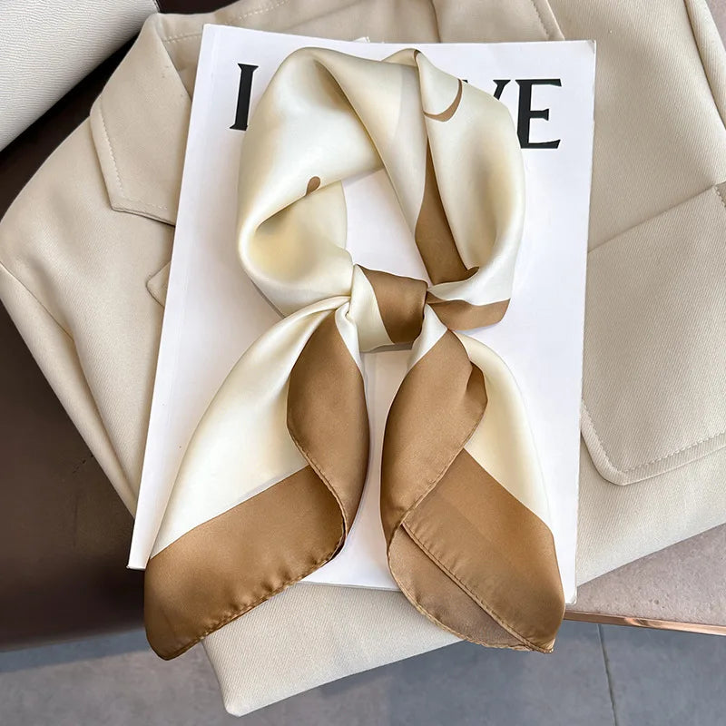 Luxury Silk Print Scarf