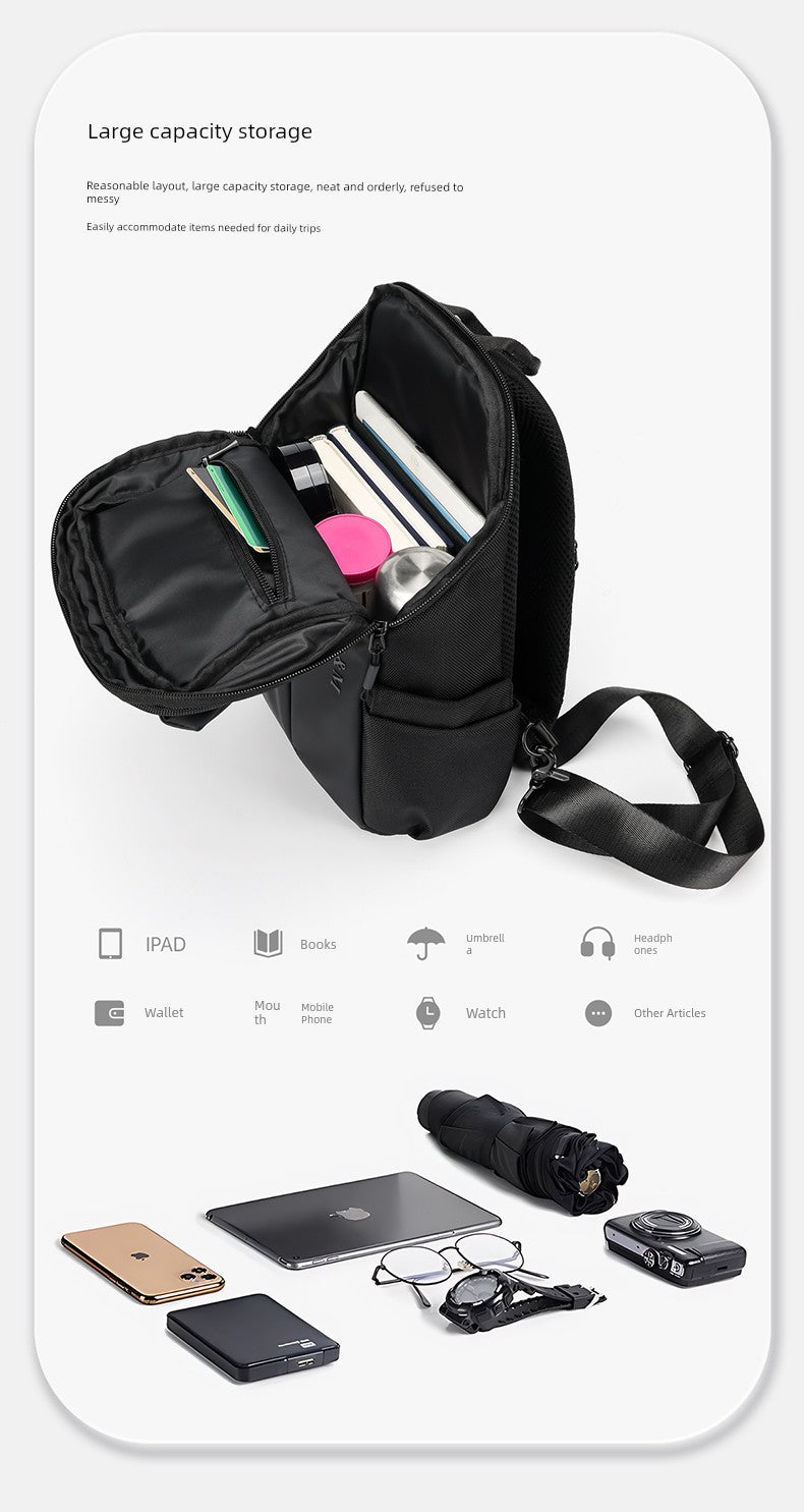 LuxeGuard Urban Crossbody Bag