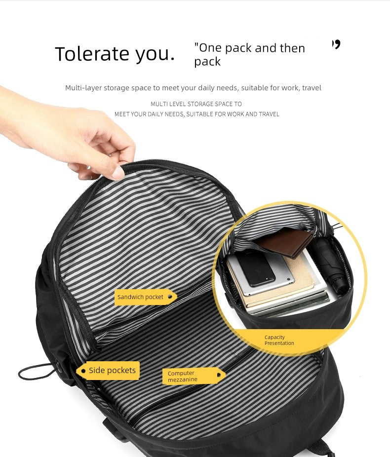 Binao Kangaroo K-style Casual Student Female Double Backpack