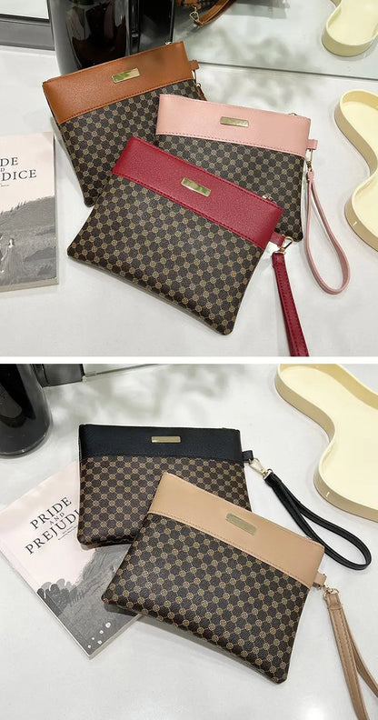 Women's Retro Print Clutch Wallet