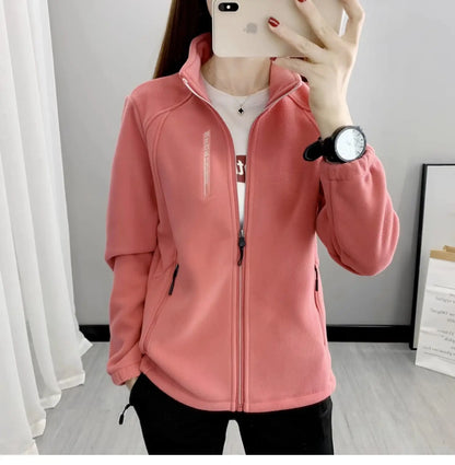 Plus Size Fleece Winter Coat