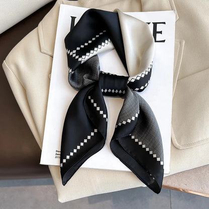 Luxury Silk Print Scarf