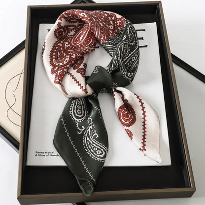Luxury Silk Print Scarf