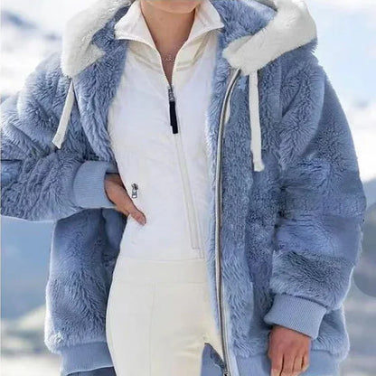 Hooded Winter Cashmere Coat