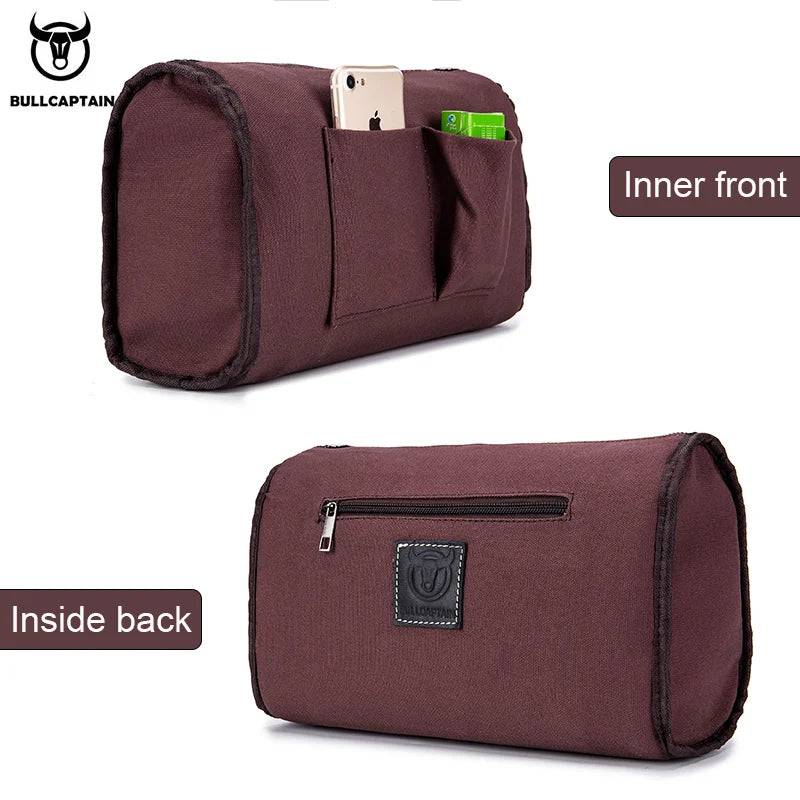 BULLCAPTAIN Men's Crazy Horse Messenger Bag