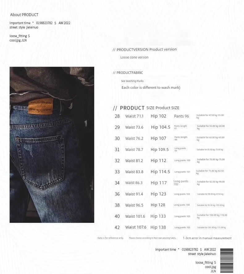 Trendy Fleece-lined Denim Jeans