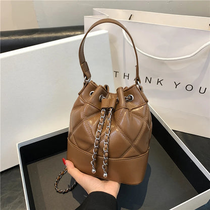 Car Sewing Bucket Shoulder Bag