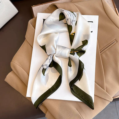Luxury Silk Print Scarf