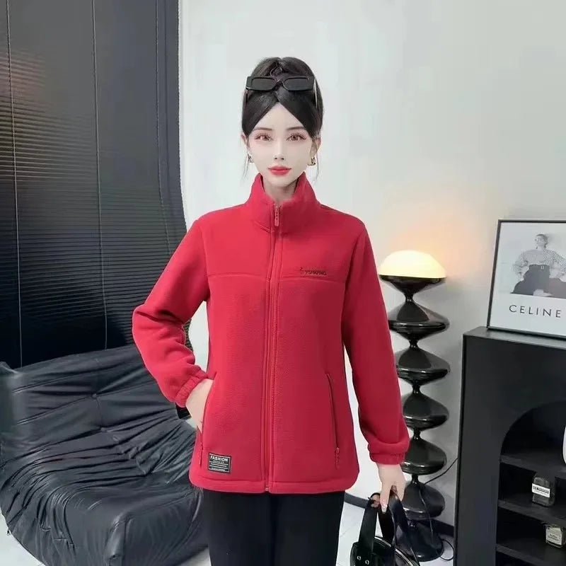 Plus Size Fleece Winter Coat