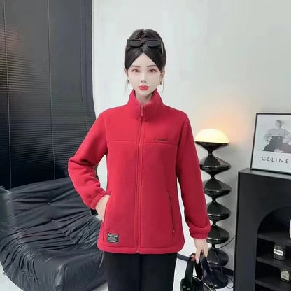 Plus Size Fleece Winter Coat