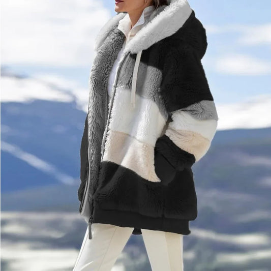 Hooded Winter Cashmere Coat