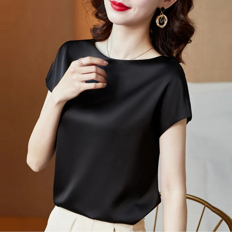 ZANZEA Elegant Satin Blouse