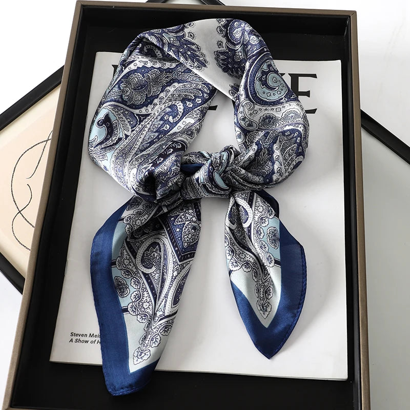 Luxury Silk Print Scarf