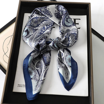 Luxury Silk Print Scarf