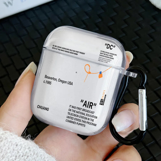 Stylish Alphabet Silicone Case for AirPods.