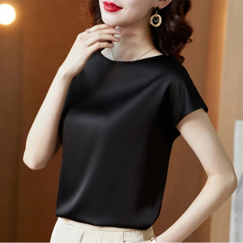 ZANZEA Elegant Satin Blouse