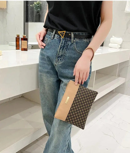 Women's Retro Print Clutch Wallet