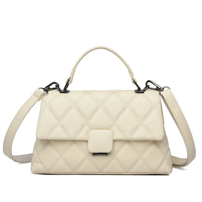 Trendy Women's Soft Leather Shoulder Bag
