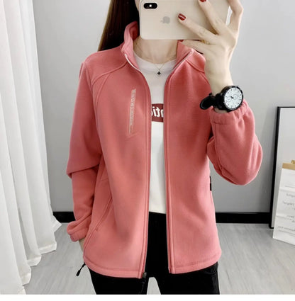 Plus Size Fleece Winter Coat