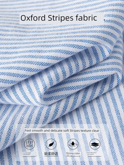 Boys Striped Oxford Shirt