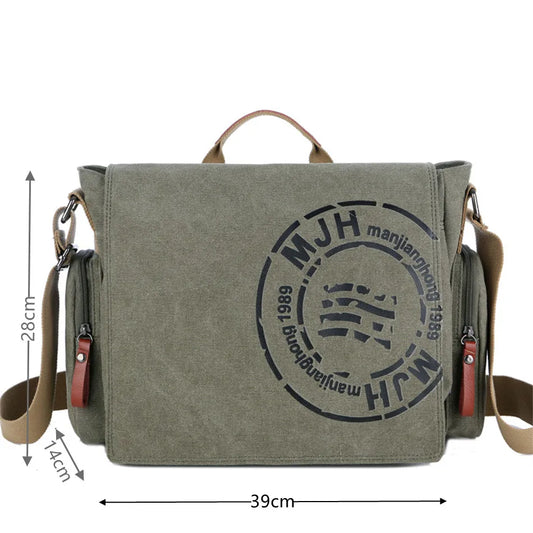 Weixier Canvas Travel Satchel