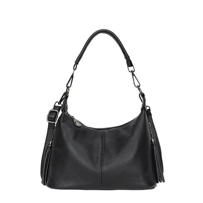 Tassel Luxe Leather Satchel