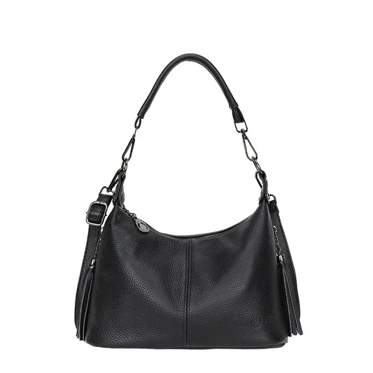 Tassel Luxe Leather Satchel