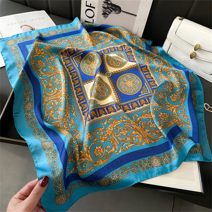 Luxury Silk Print Scarf