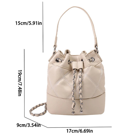 Car Sewing Bucket Shoulder Bag