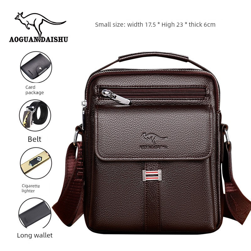 Legacy Leather Crossbody Briefcase