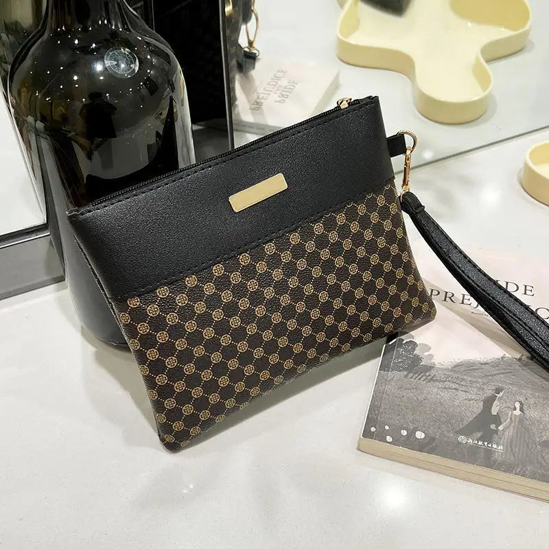 Women's Retro Print Clutch Wallet