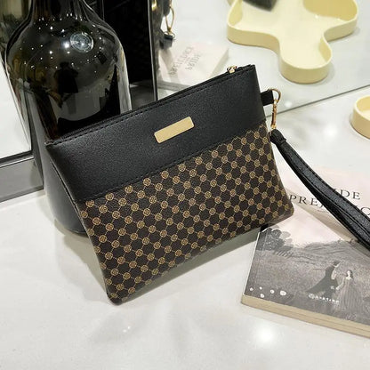 Women's Retro Print Clutch Wallet