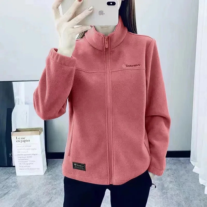 Plus Size Fleece Winter Coat