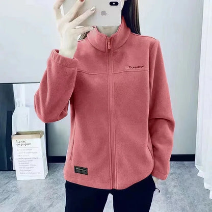 Plus Size Fleece Winter Coat
